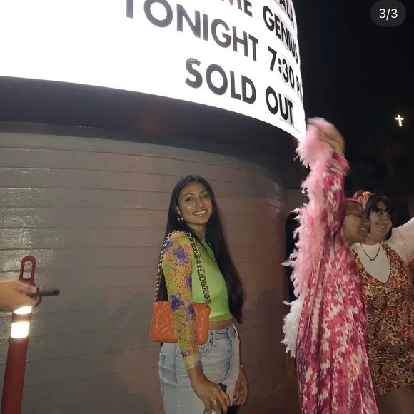 I AM GIA. Mesh Green Long sleeve. Size Small - Picture 5 of 7